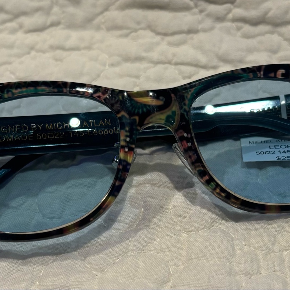 Michael Atlan Leopold , Paisley Print Sunglasses